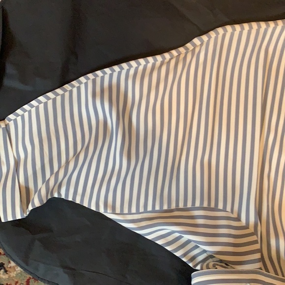 RETRO B.G.B. LTD DRESS NAUTICAL GRAY WHITE STRIPES ROCKABILLY PIN UP I LOVE LUCY - Picture 9 of 16